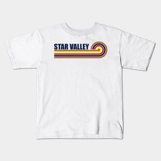 Star Valley Arizona horizontal sunset Kids T-Shirt